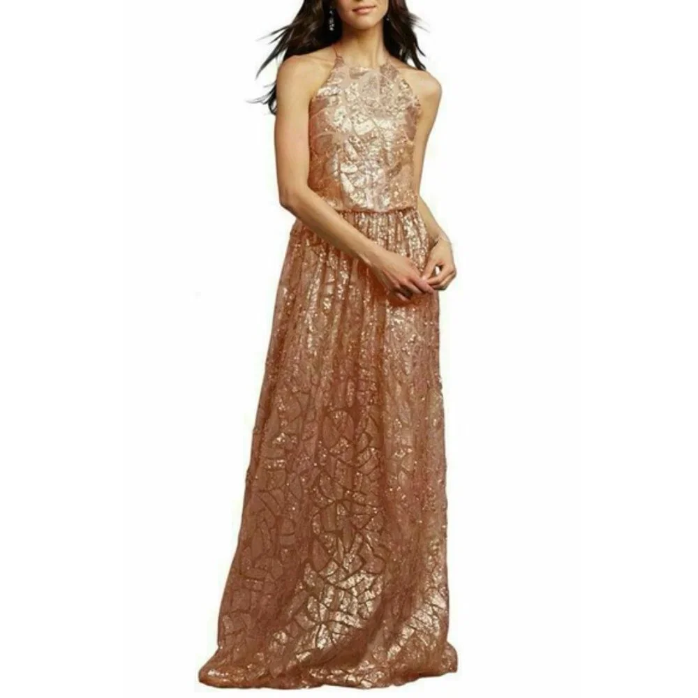Donna Morgan Tiffany Sequin Gown Size 2